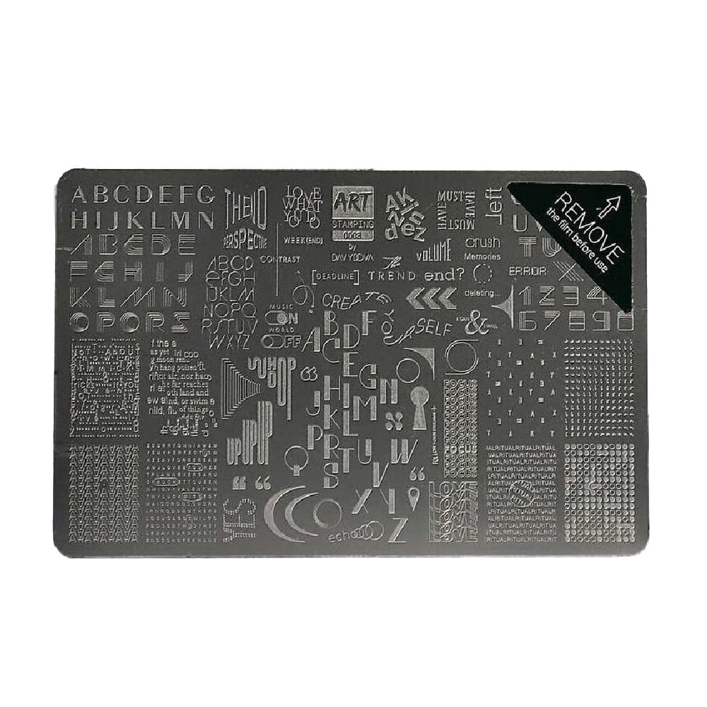 Пластина для стемпінгу Art Stamping №3