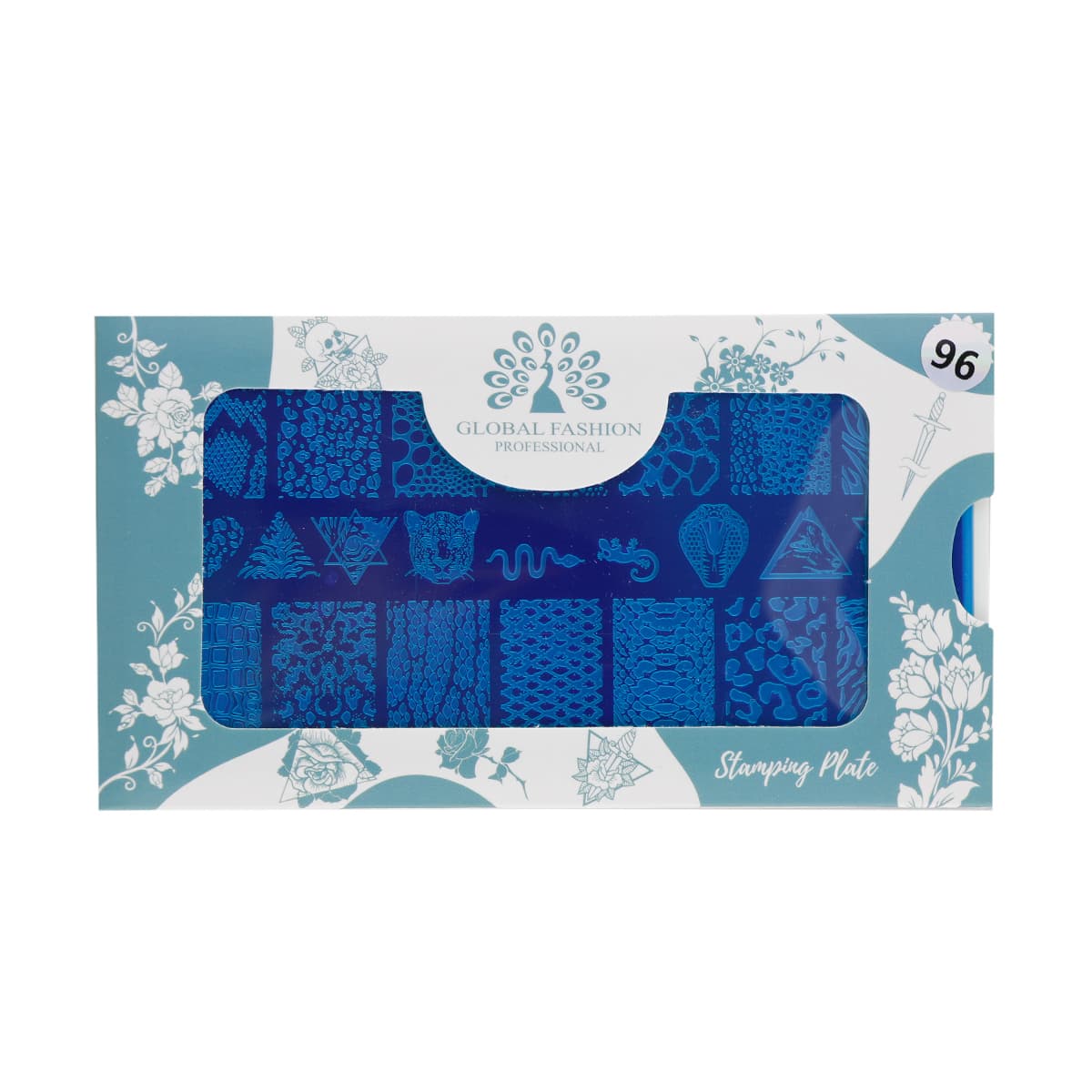 Пластина для стемпінгу Global Fashion №96 — фото 1