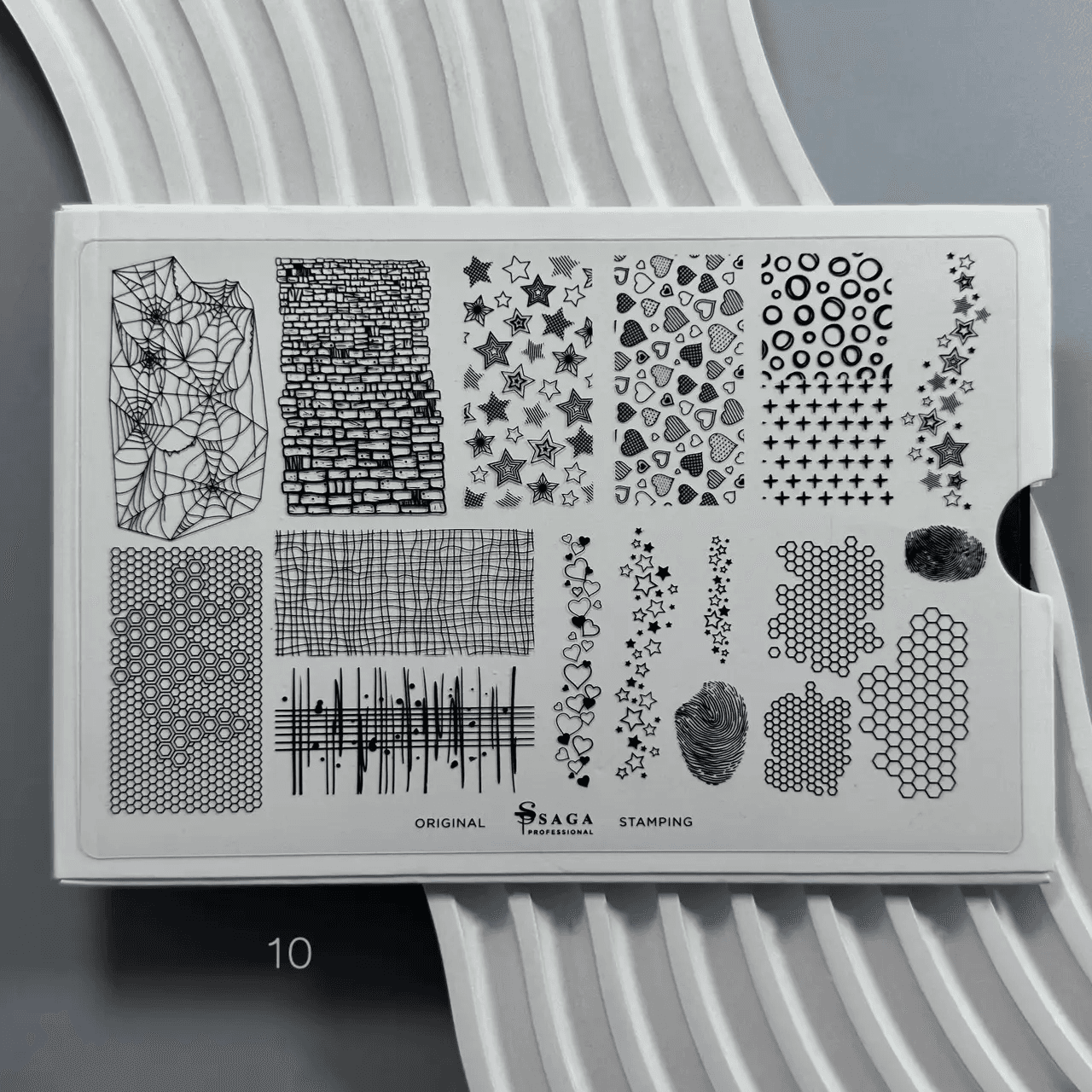 Пластина для стемпінгу Saga Professional №10 (Fantasy) — фото 1