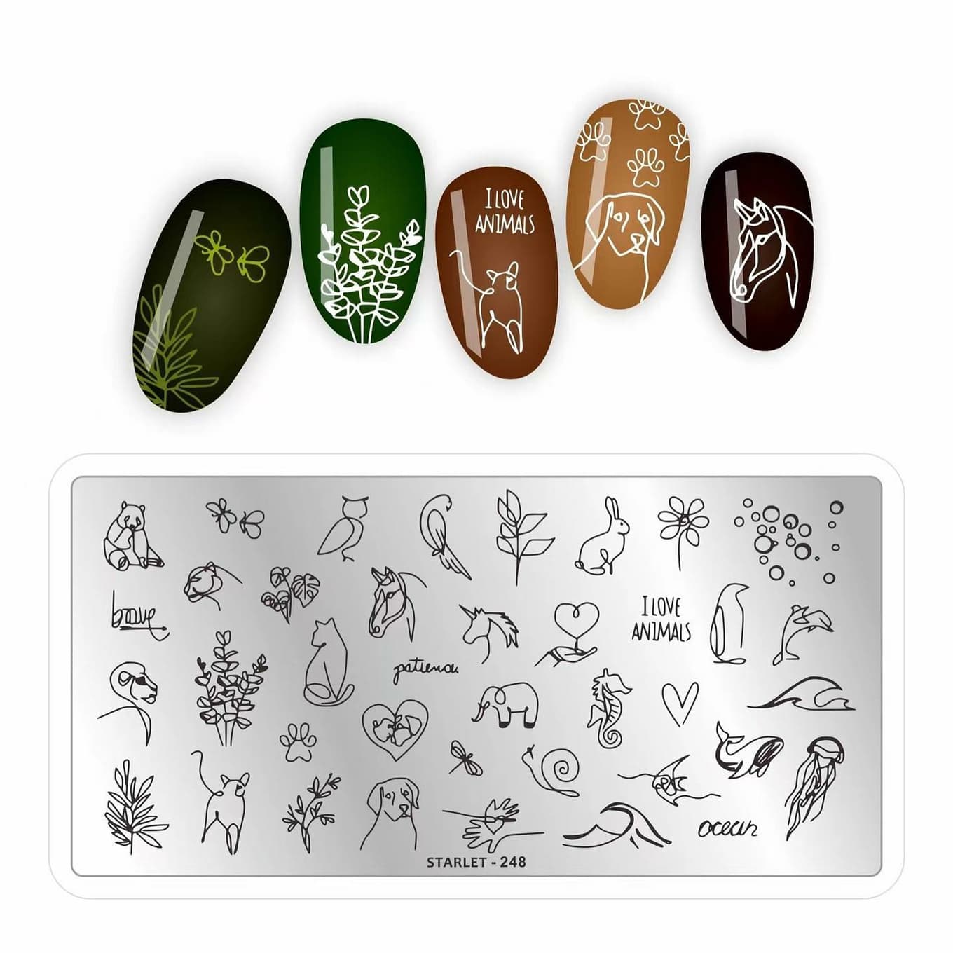 Пластина для стемпінгу Starlet №248