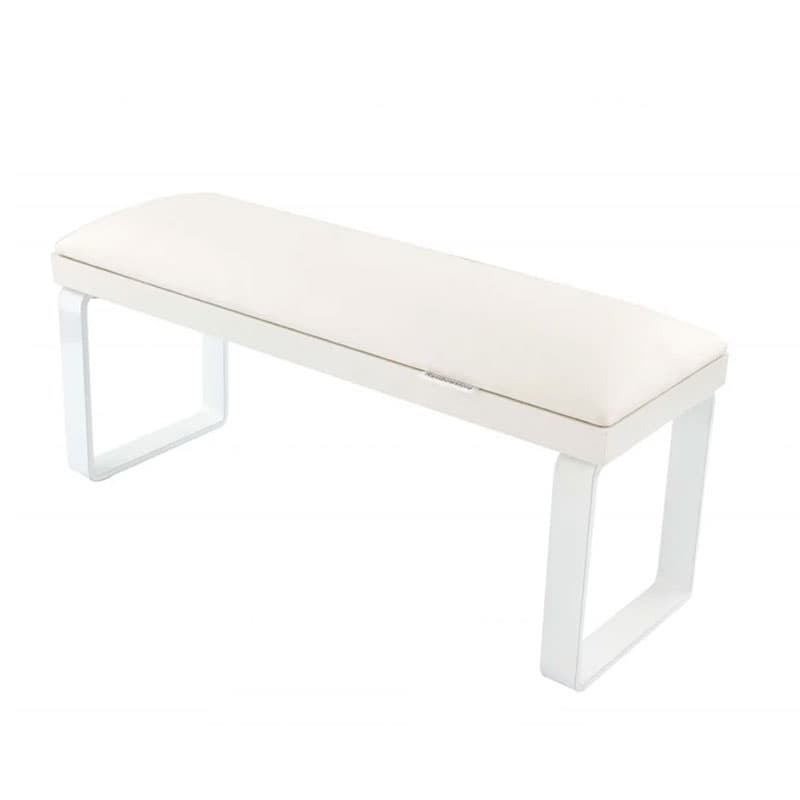 Підлокітник для манікюру Loft на білих металевих ніжках White — фото 1