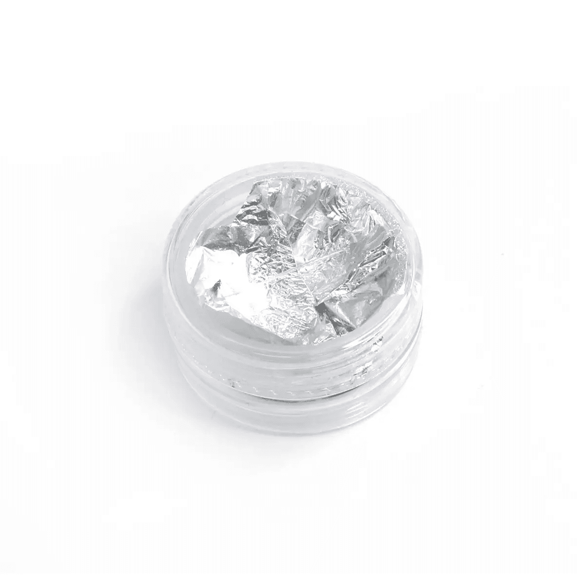 Поталь для декору нігтів, срібло, 1 шт. — фото 1