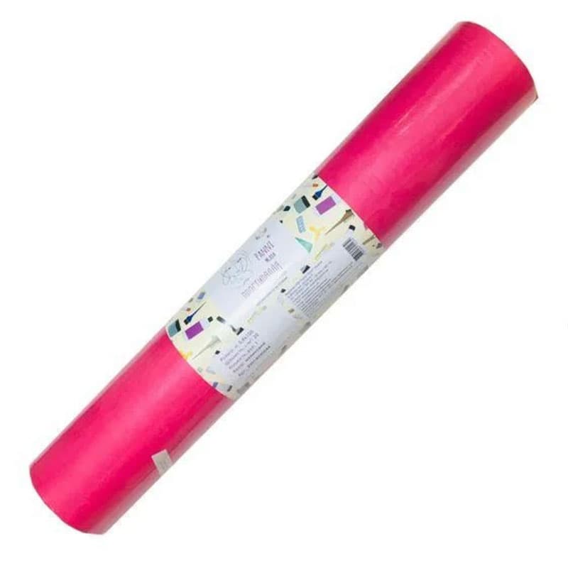 Простирадло одноразове Doily Малинове 20 г/м2,шир. 0,6\100 м