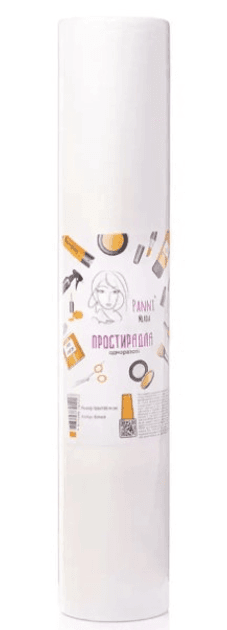 Простирадло одноразове Pani Mlada біле, шир. 0,6\100 м — фото 1