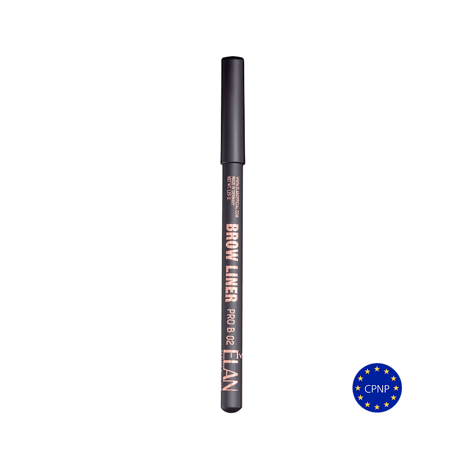 Пудровий олівець для брів ELAN Brow Liner Pro B 02 dark brown — фото 1