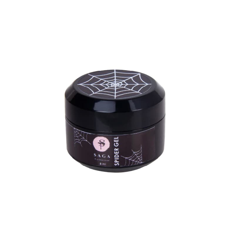 Saga гель-павутинка чорна, 8 мл