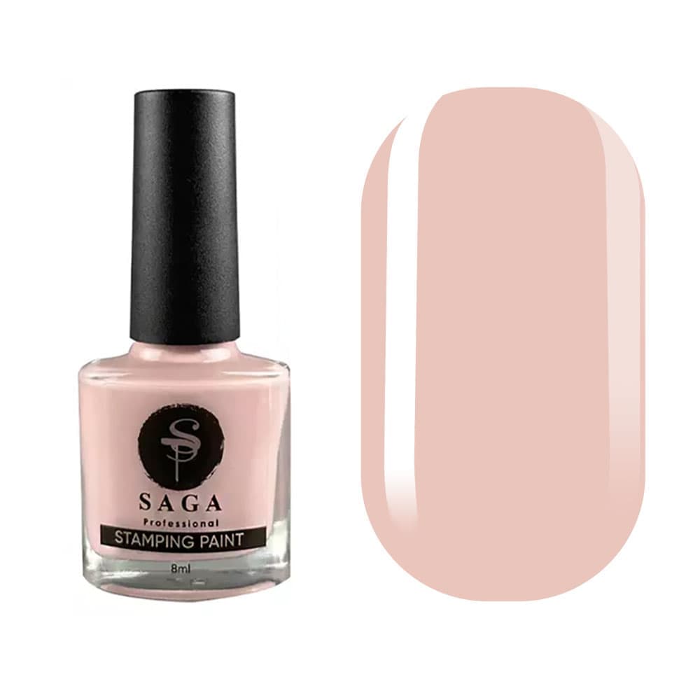 SAGA Professional лак-фарба для стемпінгу 24 ніжно-рожева — фото 1