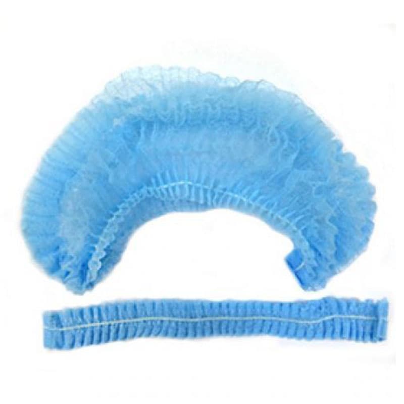 Шапочка одноразова Meditex М, блакитна 100 шт