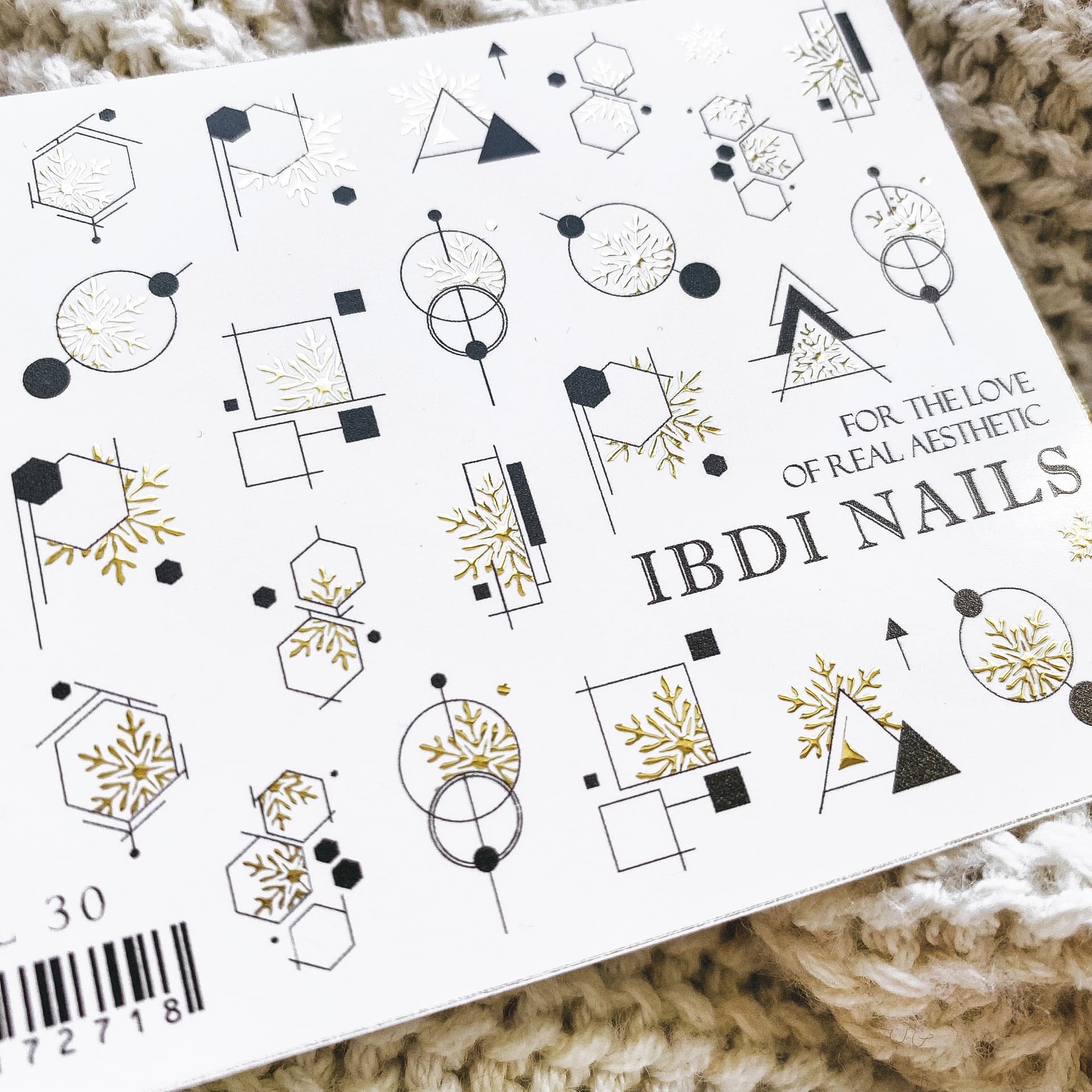 Слайдер-дизайн фольгований IBDI NAILS AIR FOIL 30