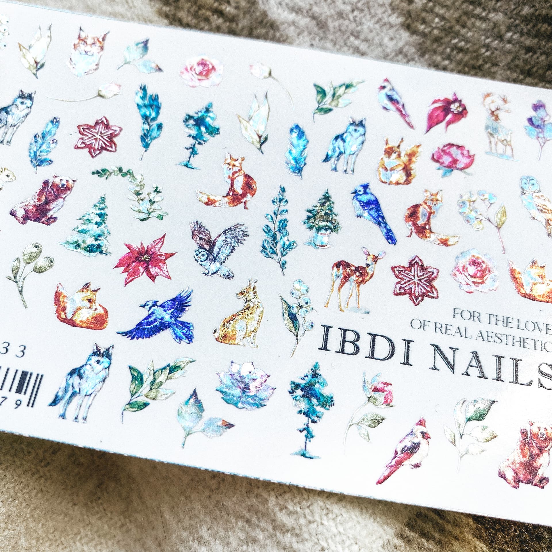 Слайдер-дизайн фольгований IBDI NAILS AIR FOIL 33