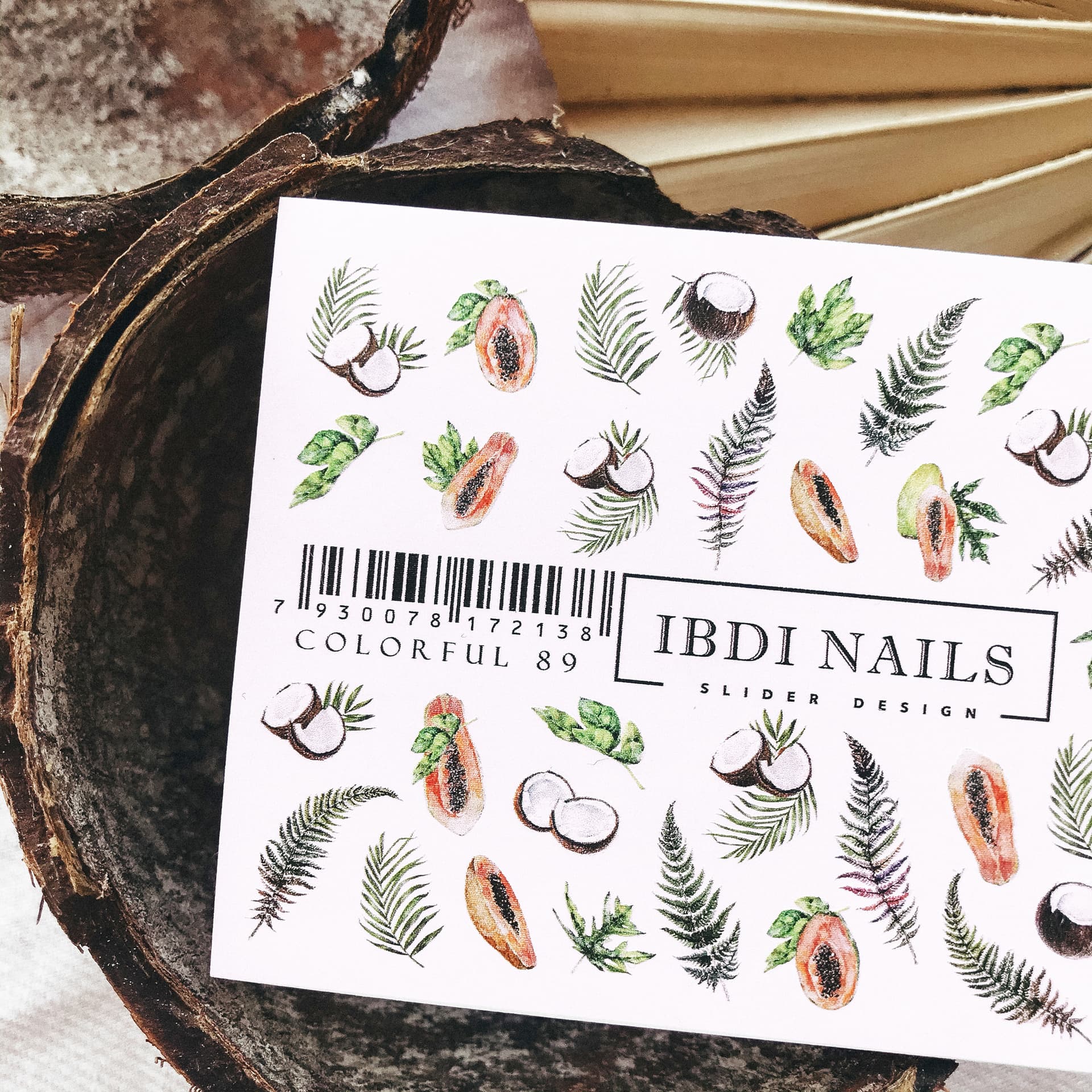 Слайдер-дизайн IBDI NAILS COLORFUL №089