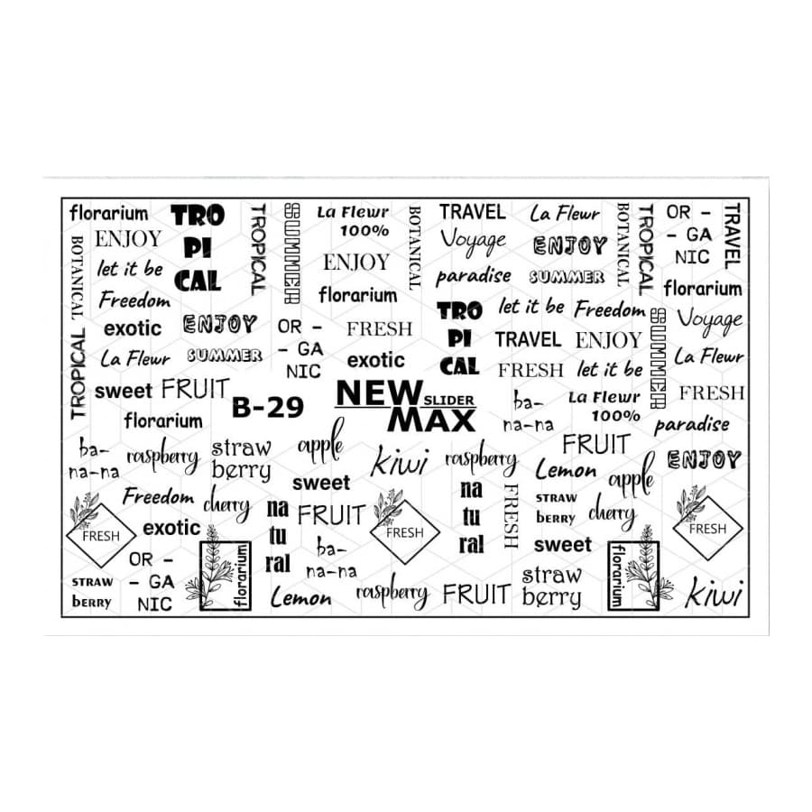 Слайдер дизайн New Max B-29 Black