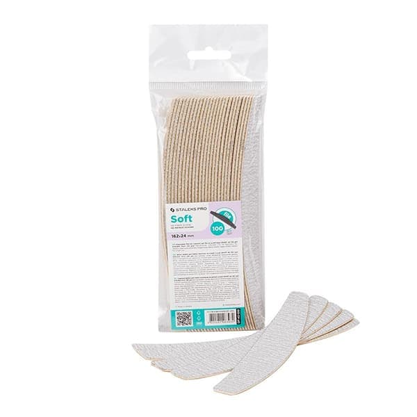 Змінні файли для пилки півмісяць Staleks Smart 40 100 грит (30 шт) — фото 1