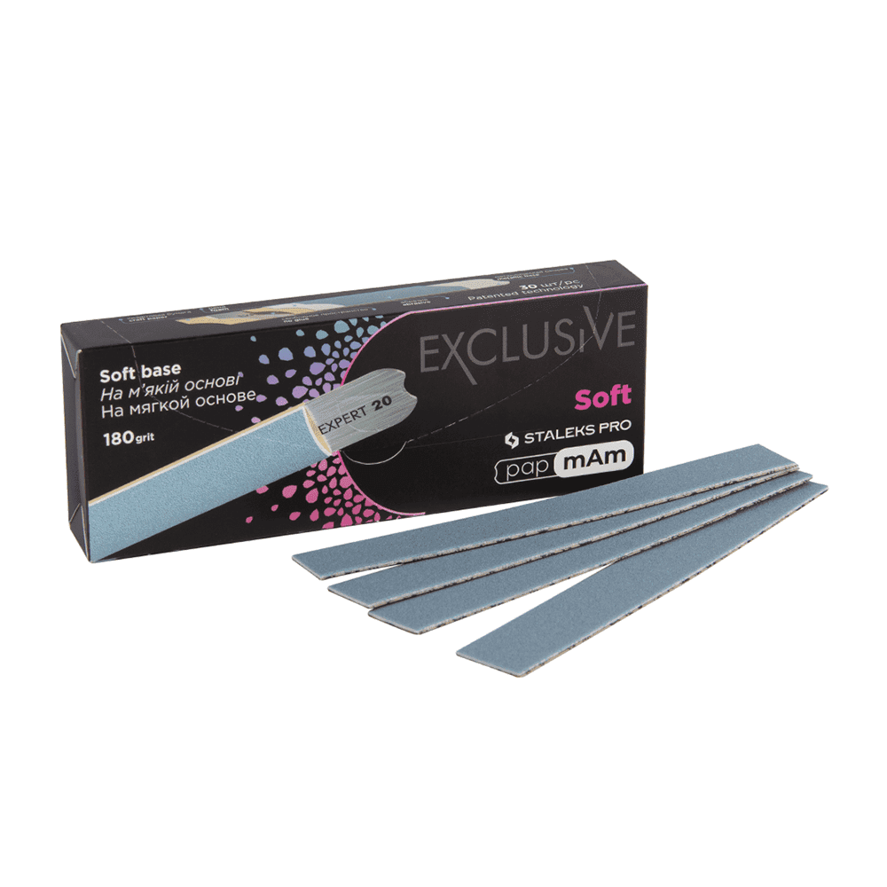 Змінні файли papmAm для пилки прямої (на м'якій основі) EXCLUSIVE 20 180 грит, 30 шт — фото 1