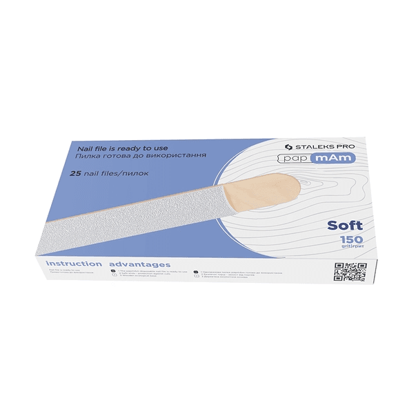 Змінні файли papmAm (м'яка основа) на дерев'яній основі Staleks Expert 20 150 грит (25 шт)