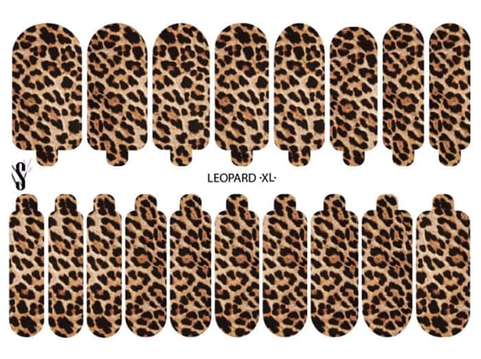Стікери Stickersspace на липкій основі Leopard XL