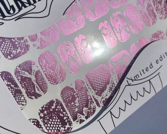 Стікери Stickersspace на липкій основі Pink