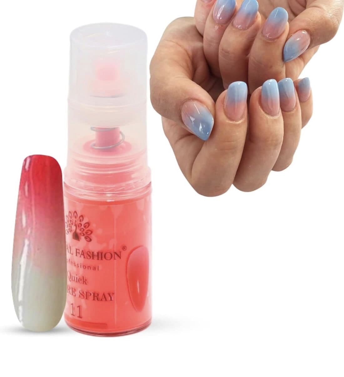 Сухий спрей для градієнта Global Fashion Ombre Spray №11, неоновий корал, 10 г — фото 1