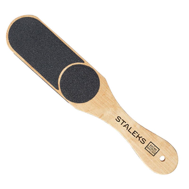 Тертка для стоп, Staleks Beauty Care 10/3, дерево, 80/120 grit
— фото 1