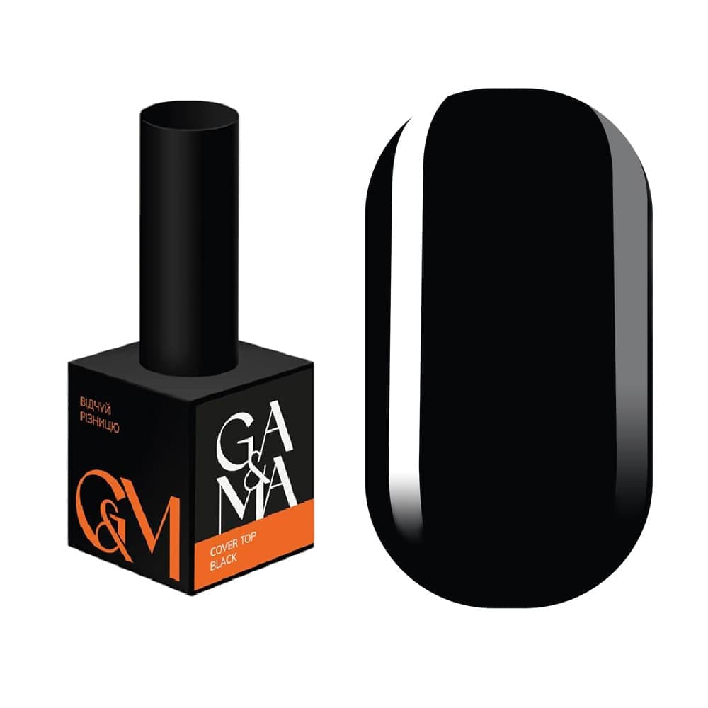 Топ камуфлюючий Ga&Ma, Black Cover top, 10 мл — фото 1
