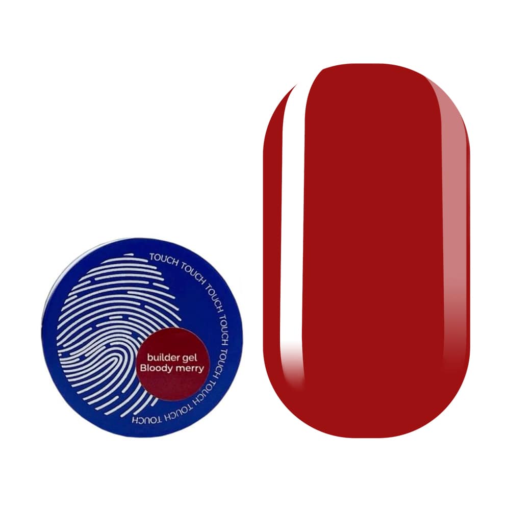 Touch Builder Gel Bloody merry, 15 мл — фото 1