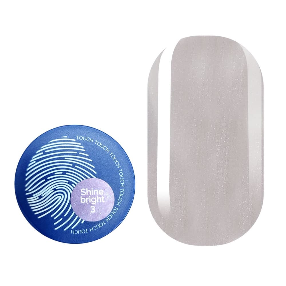 Touch Builder Gel Shine Bright №3, 15 мл (без пензлика)