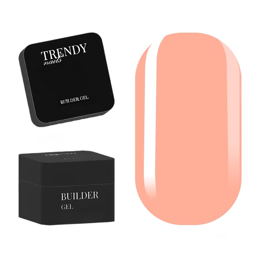 Trendy Nails Builder Gel in a bottle Silver Peony, 30 мл