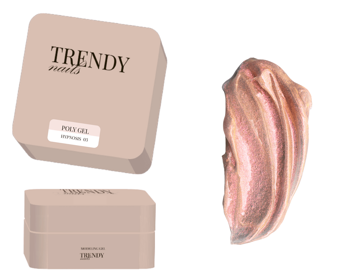 Trendy Nails PolyGel Hypnosis № 3, 15 мл
— фото 1