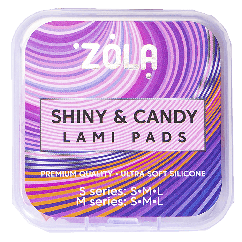 Валики для ламінування ZOLA, Shine&Candy Lami Pads (S series-S, M, L, M series - S, M, L)