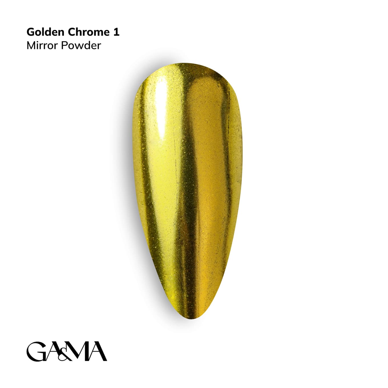 Втирка Ga&Ma №1, Golden chrome, 0,3 г