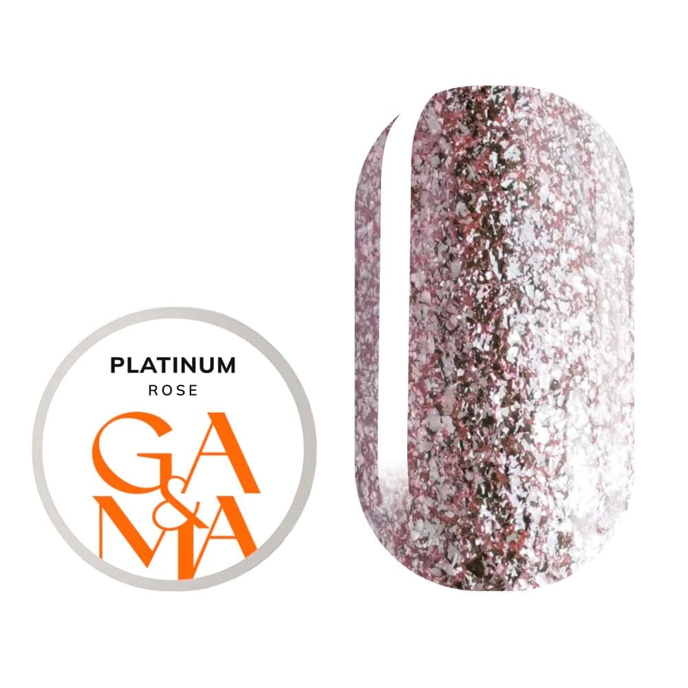 Рідка фольга Ga&Ma Platinum Rose, 5 г — фото 1