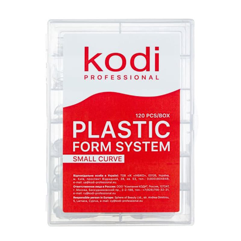Kodi верхние формы для моделирования ногтей №2 smoll curve, 120 шт. — фото 1