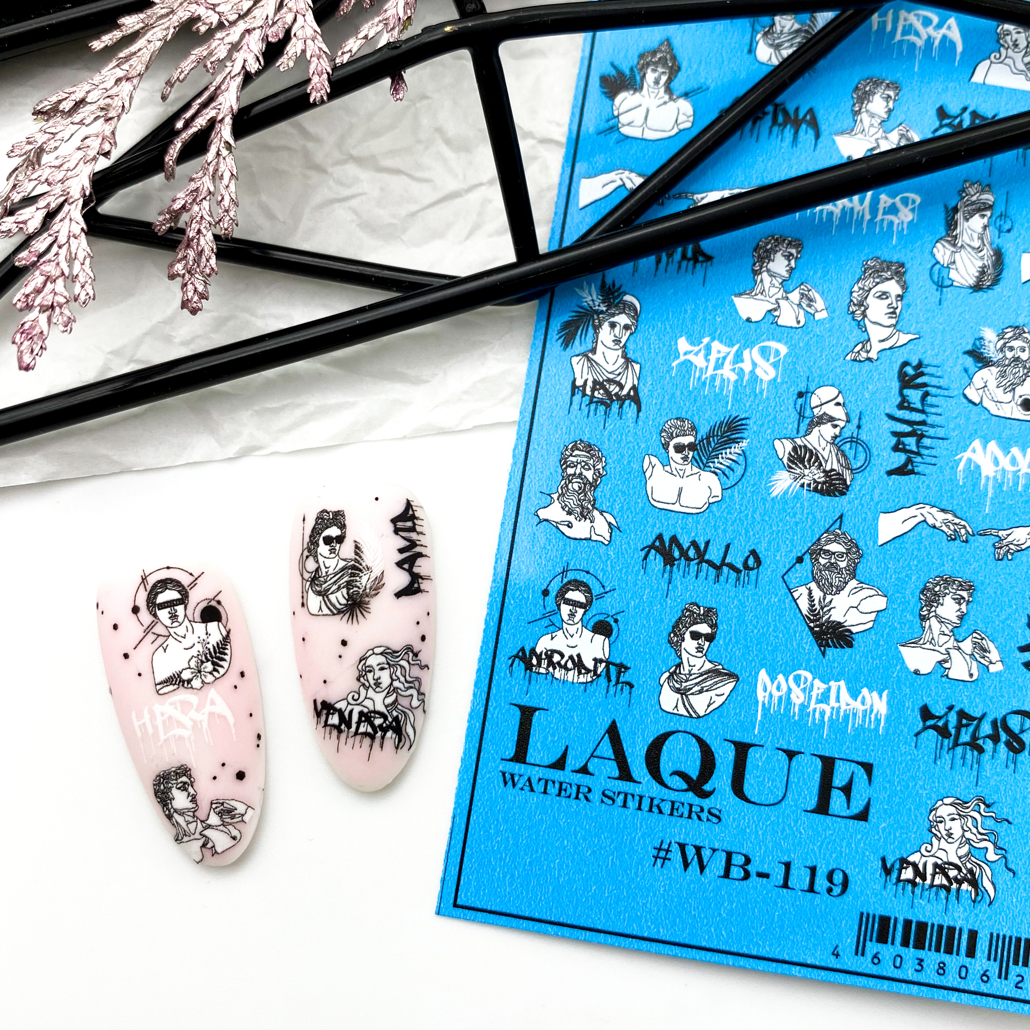 LAQUE слайдер дизайн для ногтей WB-119 — фото 1