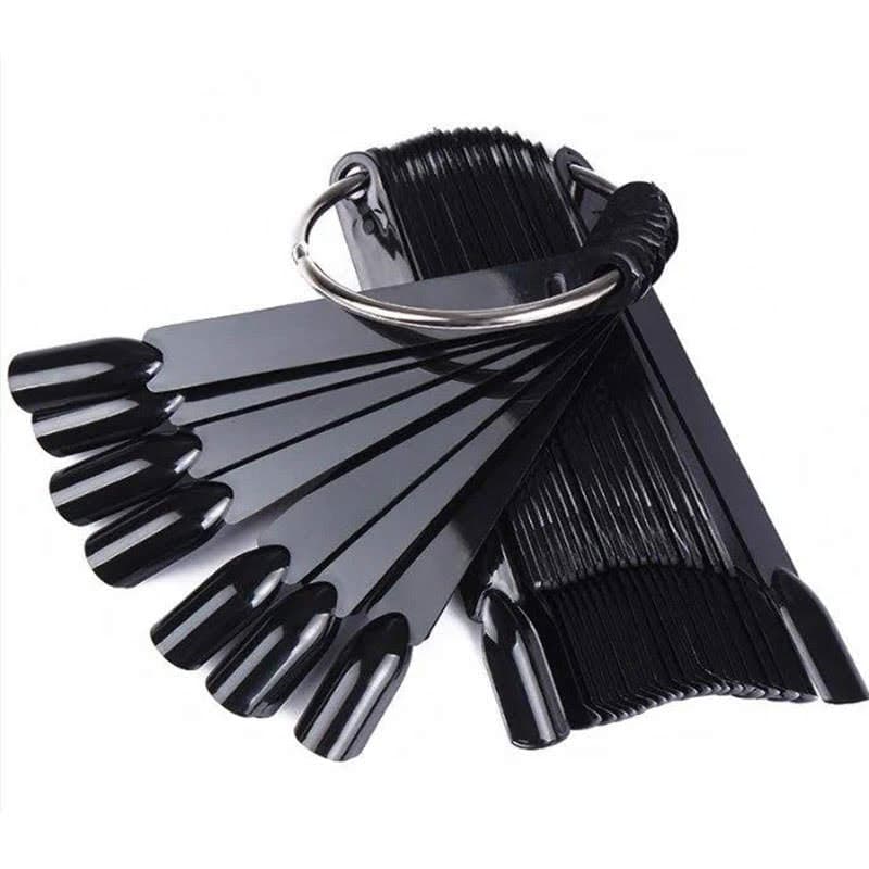 Типсы черные, на кольце, 50 шт — фото 1