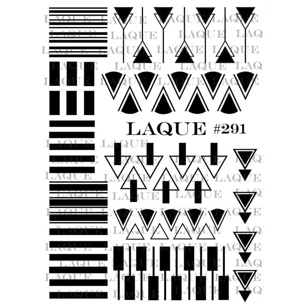 LAQUE слайдер дизайн для ногтей №291 (геометрия) — фото 1