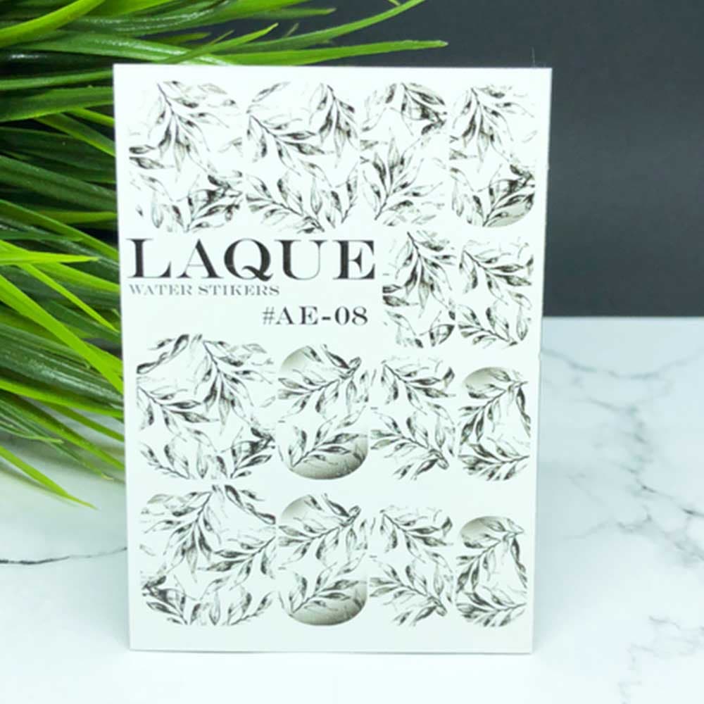 LAQUE слайдер дизайн с эффектом аэрографии AE-08 (черный) — фото 1