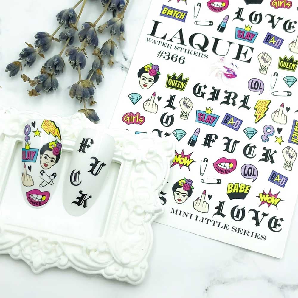 LAQUE слайдер дизайн для нігтів №366 (різне) — фото 1