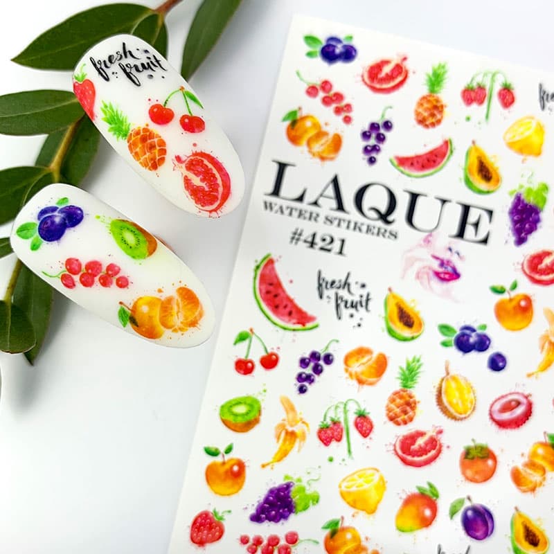 LAQUE слайдер дизайн для ногтей №421 — фото 1