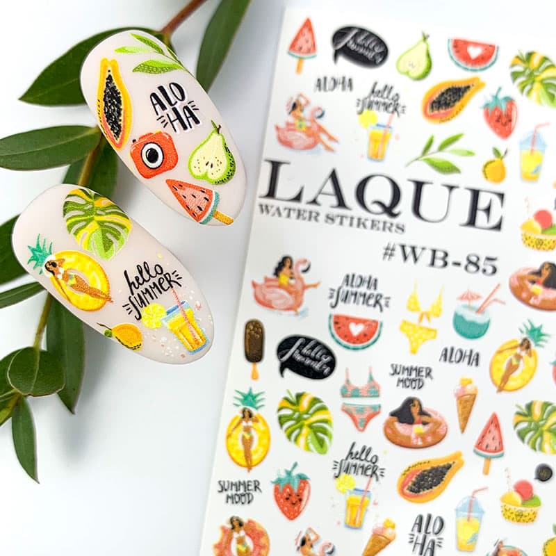 LAQUE слайдер дизайн для ногтей WB-85 — фото 1