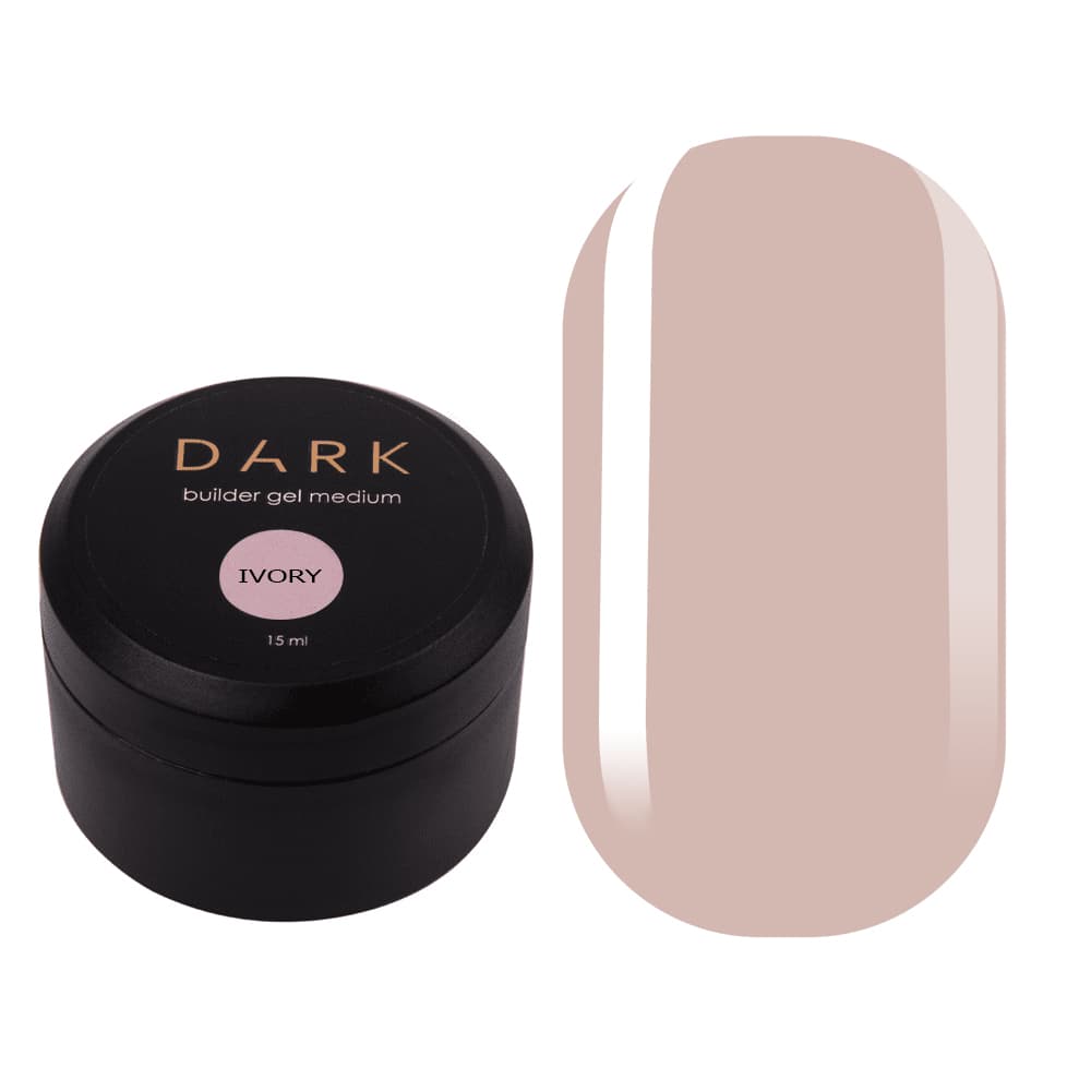 DARK Medium Gel Ivory, 30 мл, без кисти — фото 1