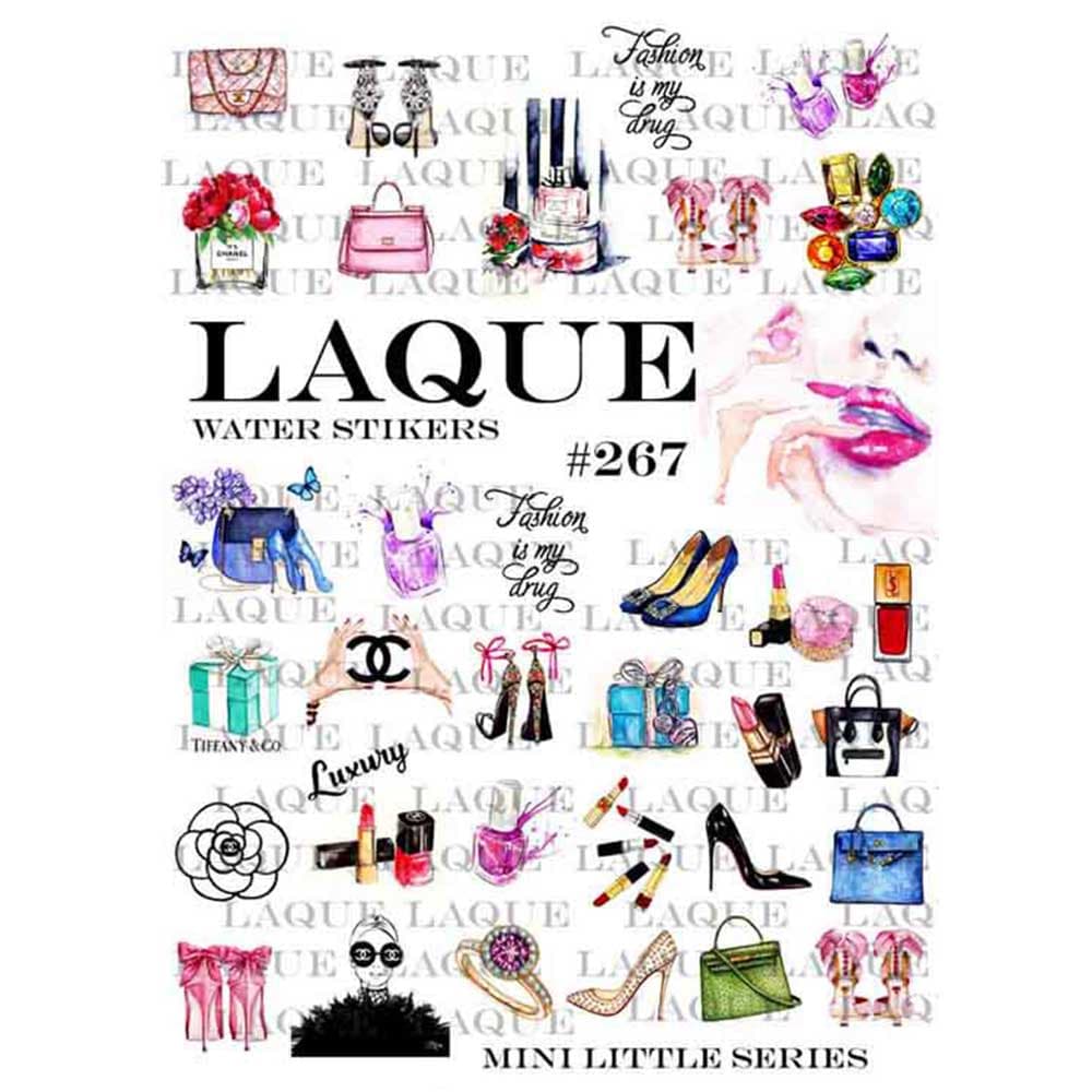 LAQUE слайдер дизайн для нігтів №267 (гламур) — фото 1