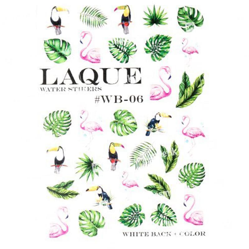 LAQUE слайдер дизайн для ногтей №WB-06 — фото 1