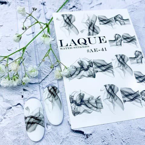 LAQUE слайдер-дизайн для ногтей № AE-41 — фото 1