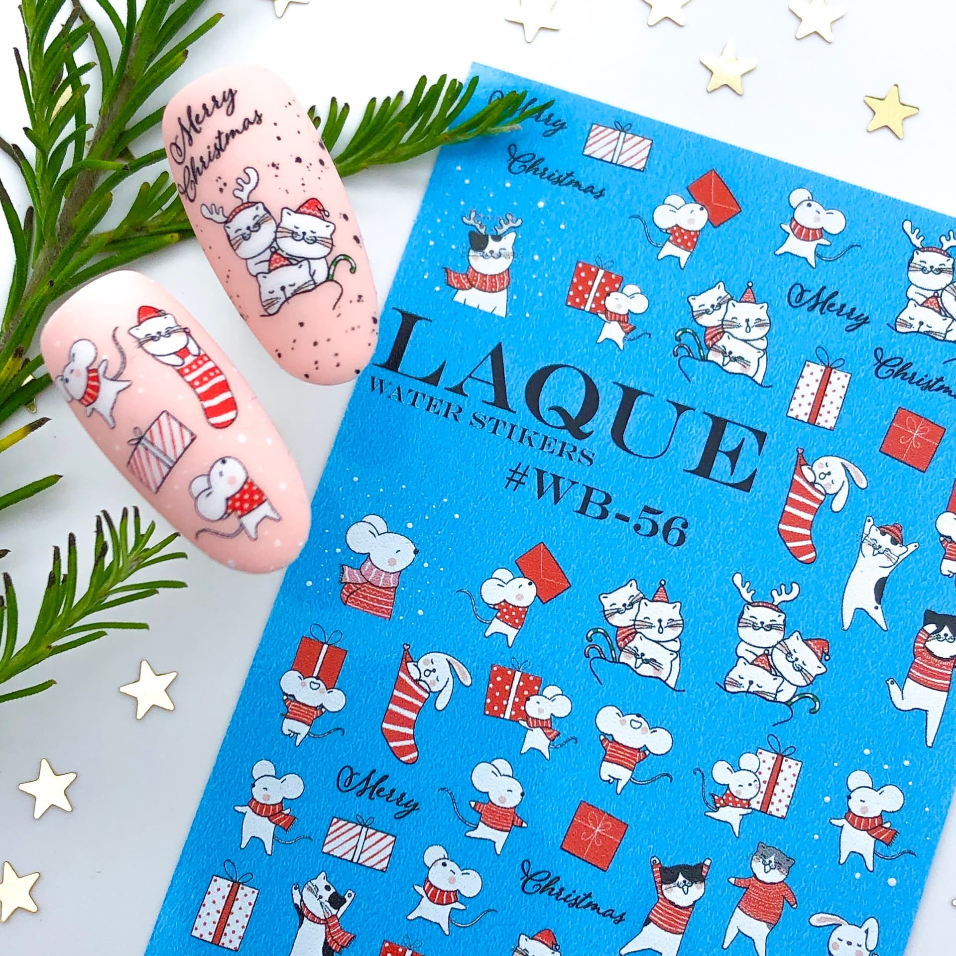 LAQUE слайдер дизайн для ногтей № WB-56 — фото 1