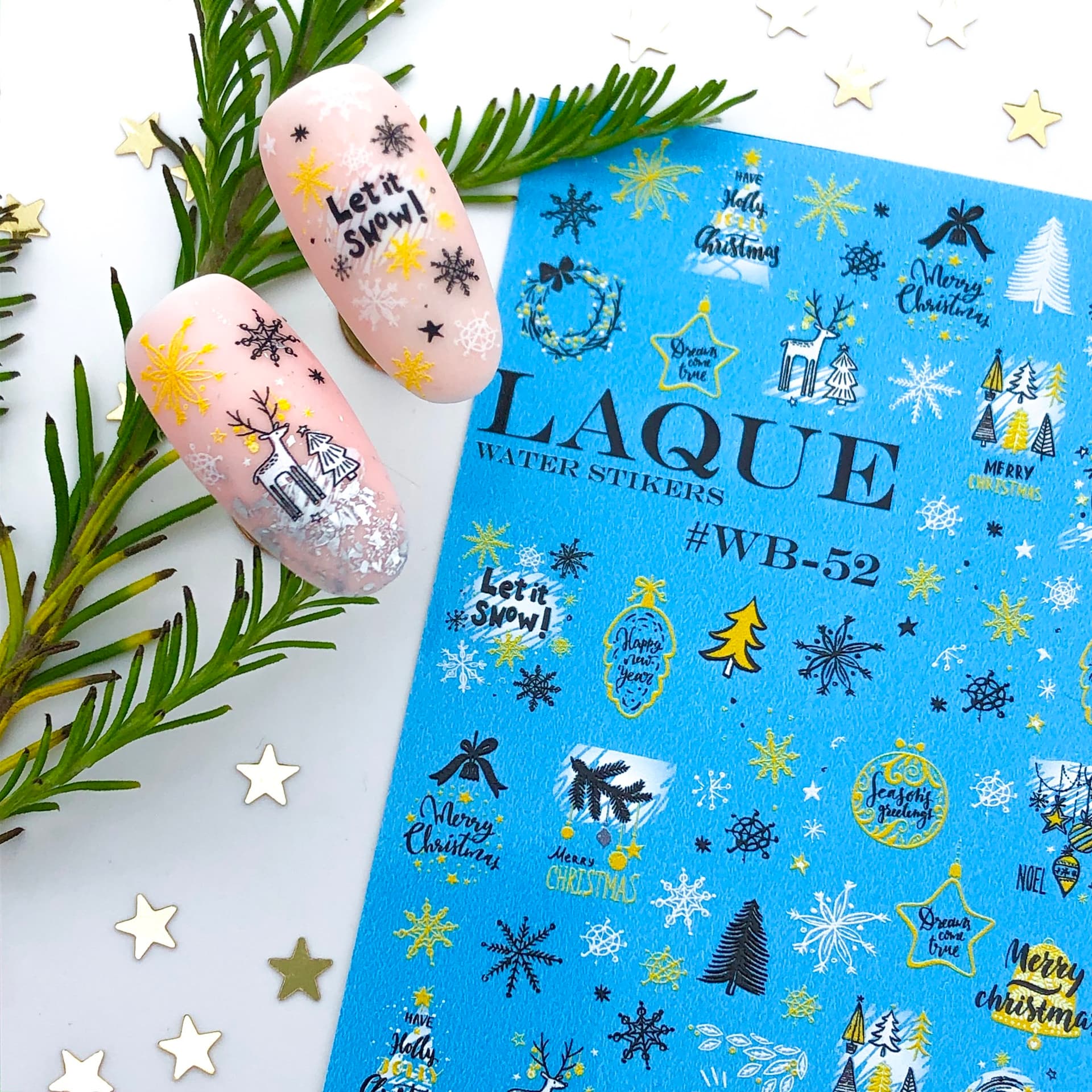 LAQUE слайдер дизайн для нігтів № WB-52 — фото 1