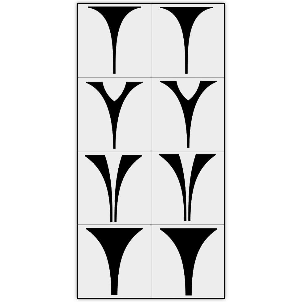 Трафарет для аерографії SET №6, X-color — фото 1