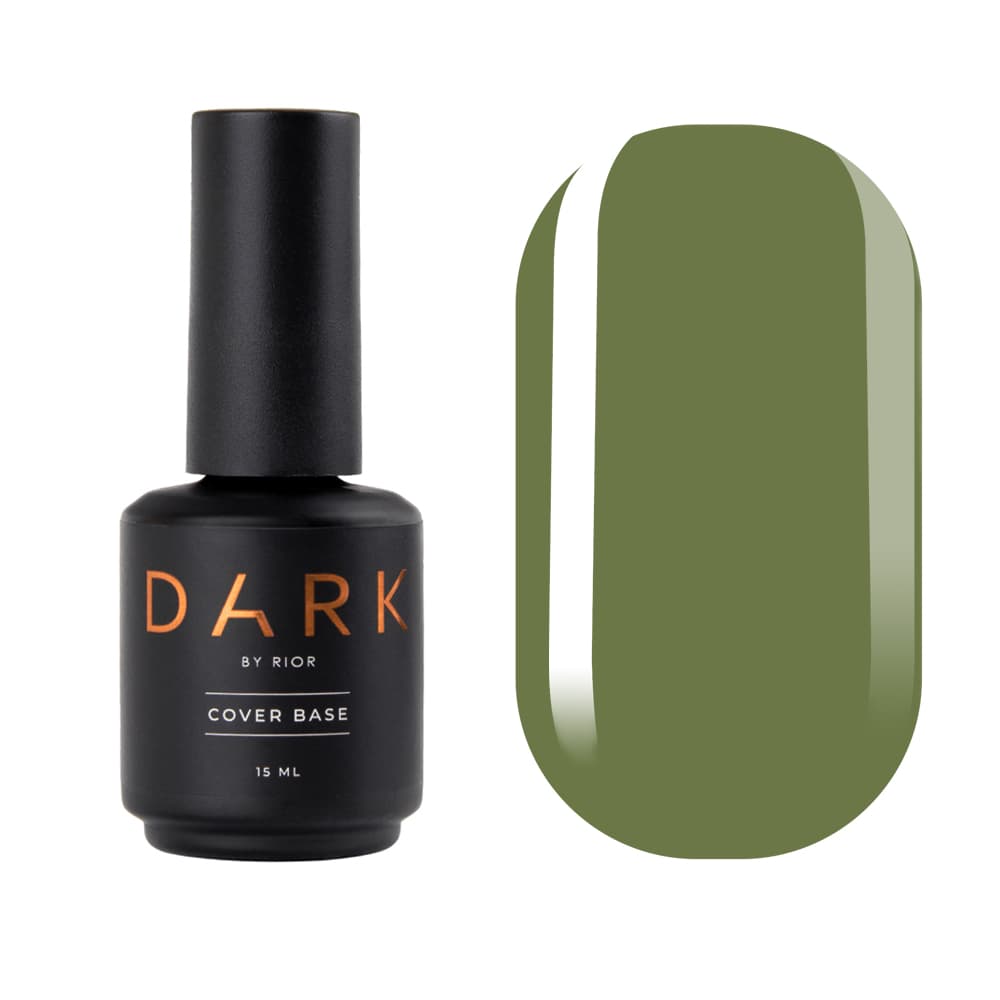 Базове покриття Dark Olive, 15 мл, з пензликом — фото 1