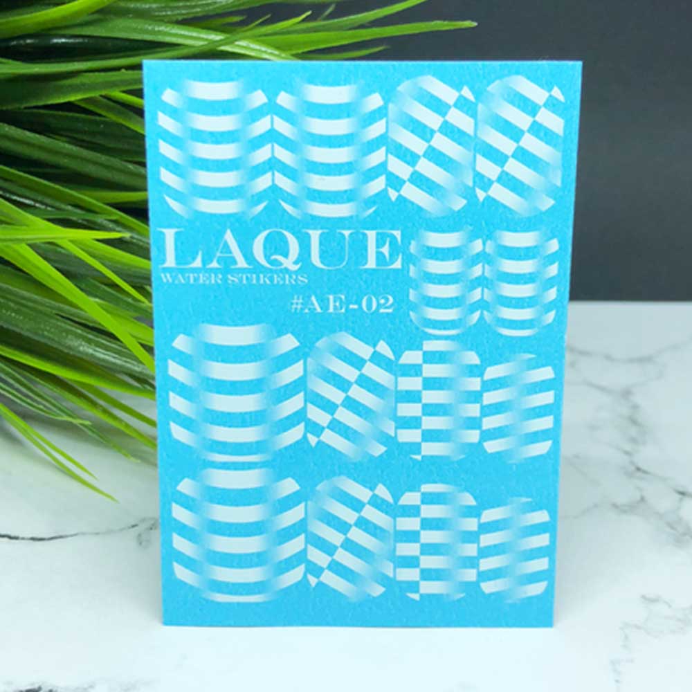 LAQUE слайдер дизайн с эффектом аэрографии AE-02 (белый) — фото 1