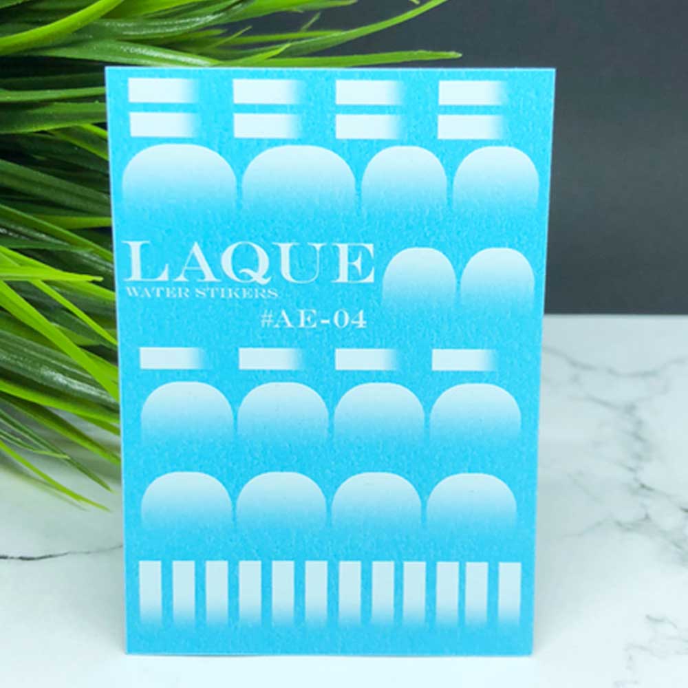 LAQUE слайдер дизайн с эффектом аэрографии AE- 04 (белый) — фото 1