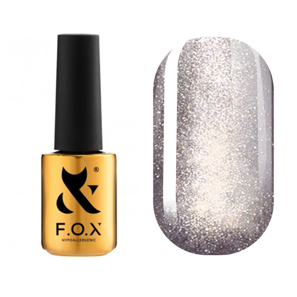 F.O.X base Cat Eye №003 (тілесно-ліловий), 7 ml — фото 1